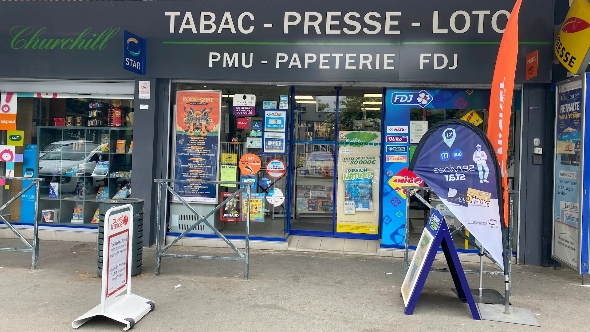 Bienvenue au Churchill - Votre espace presse, tabac et jeux